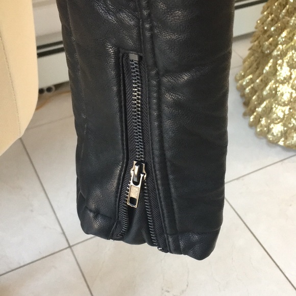 Forever 21 Faux Leather Moto Jacket - Picture 7 of 8